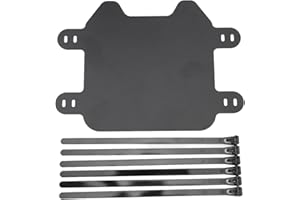 BANAPOY Motorcycle Front Number Plate, ABS Matte Black Dirt Bike Number Plate Replacement for SUR RON Light S X, Dirt Bike License Plate Holder Bracket