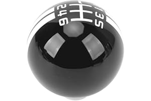 RASTKY 6 Speed Car Racing Gear Shift Knob Durable Metal Replacement Fit for Mustang with Adapter for Smooth Shifting Manual V