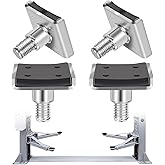 gjkldcvb 4 Pack Truck Adapters for 2 Post Lift, Hot Dipped Galvanized Steel | 2 Post Lift Extensions, Lift Adapters for Auto/Car/Vehicle, Auto Lift Spin-Up Frame, Truck Adapter Kit