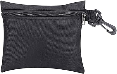 SUNNEE Heavy Duty Canvas Tool Pouch Bag Medium Black Electrician Car Motorcycle