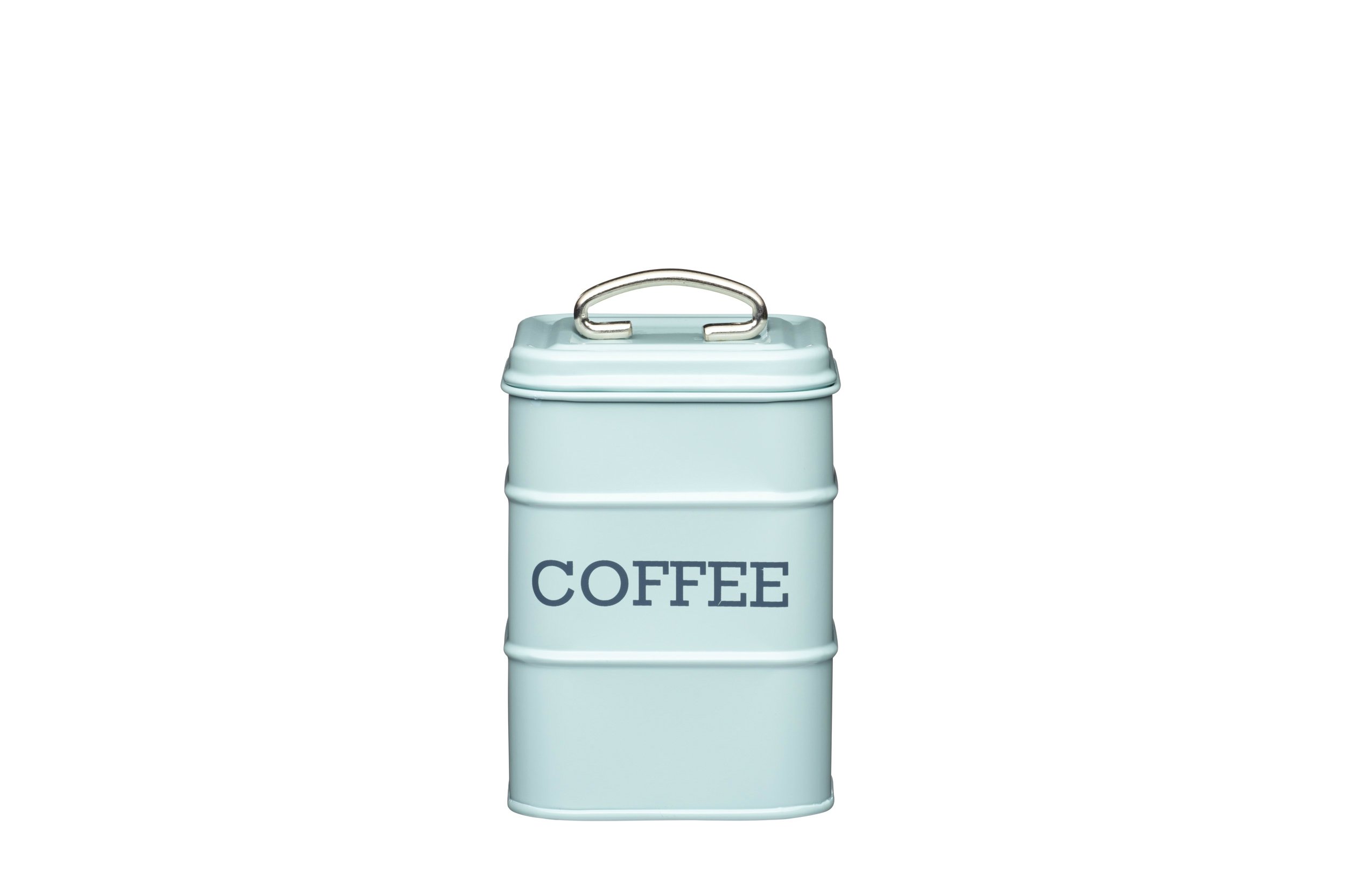 KitchenCraft Living Nostalgia Coffee Storage Canister, 11 x 17 cm - Vintage Blue