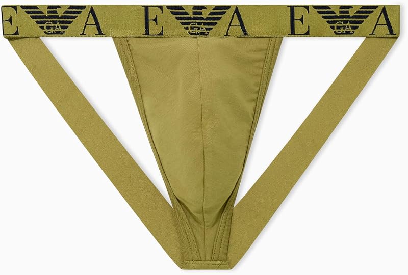 Men's Bold Monogram 2-Pack Thong Blue L