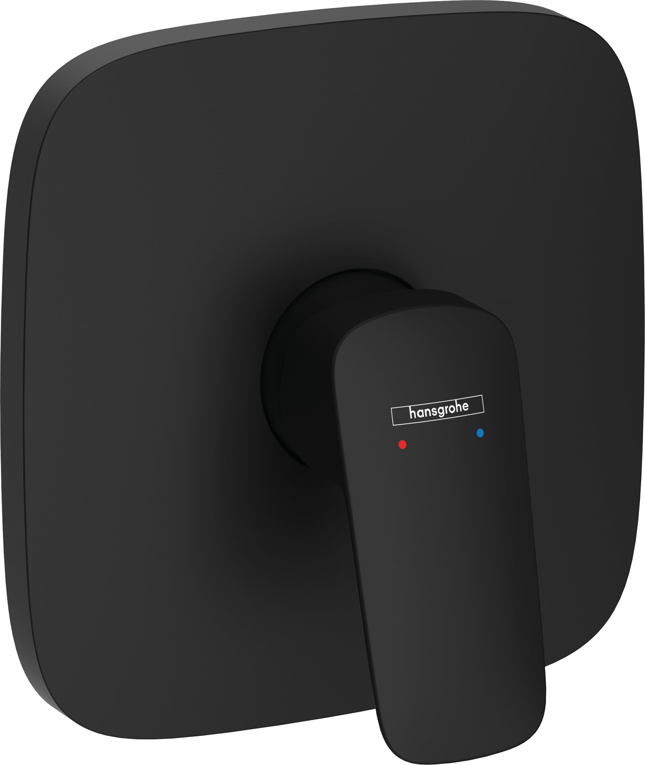 hansgrohe Logis - Shower Mixer for Concealed Installation, Single Lever Shower Mixer for 2 Functions, Bathroom tap for iBox Universal, matt Black, 71605670