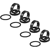 TRIWONDER 12 Pcs Bike Headset Spacer Bike Stem Spacers Bicycle Headset Washers for MTB BMX Mountain Bike Road Bikes