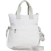 Kipling womens Eleva Crossbody Bag, Alabaster Tonal, 12.25 L X 13 H X 4.75 D US
