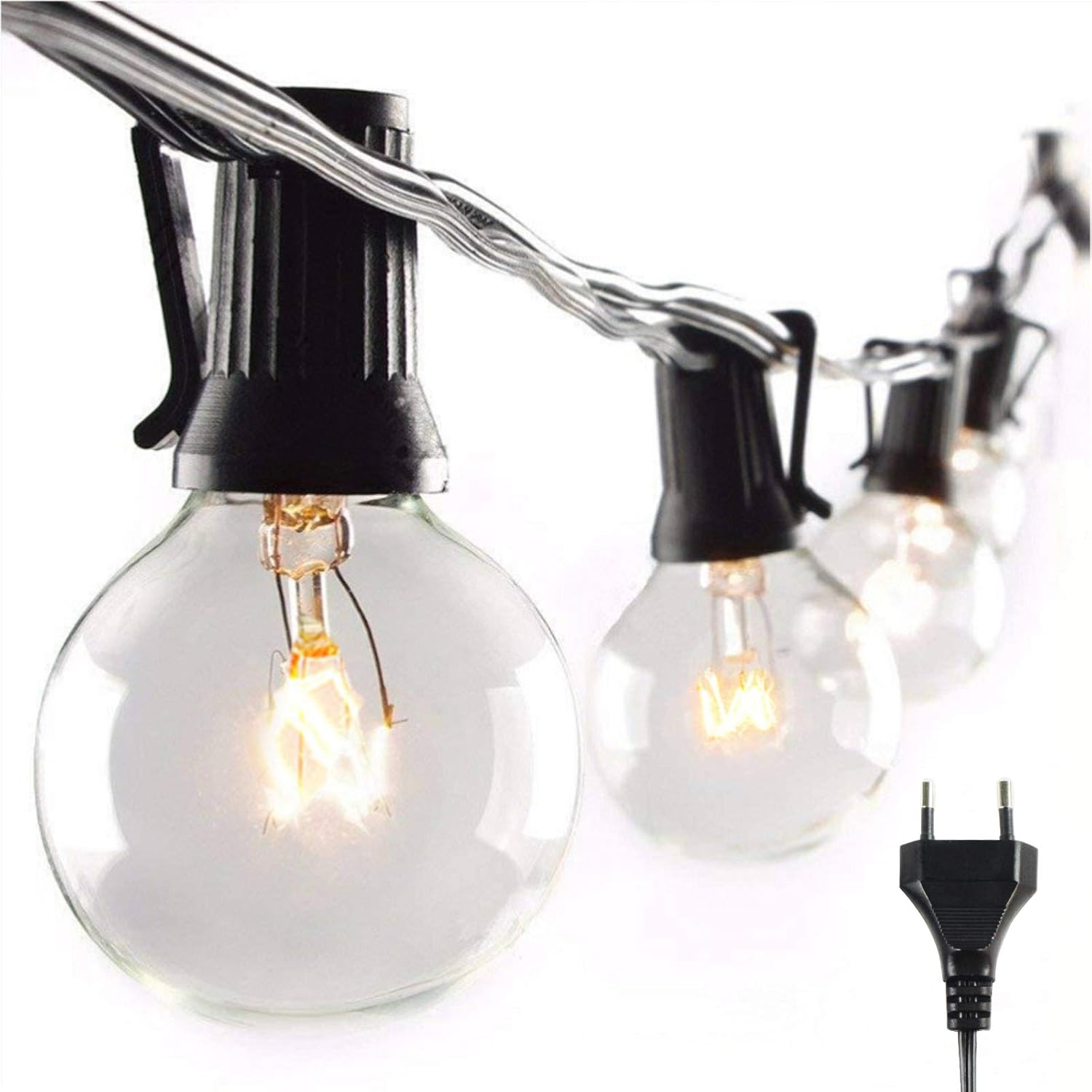 Luci Da Esterno BESCOST 15M - 25+3 Lampadine LED IP44, Per Giardino E Balcone - Foto 11