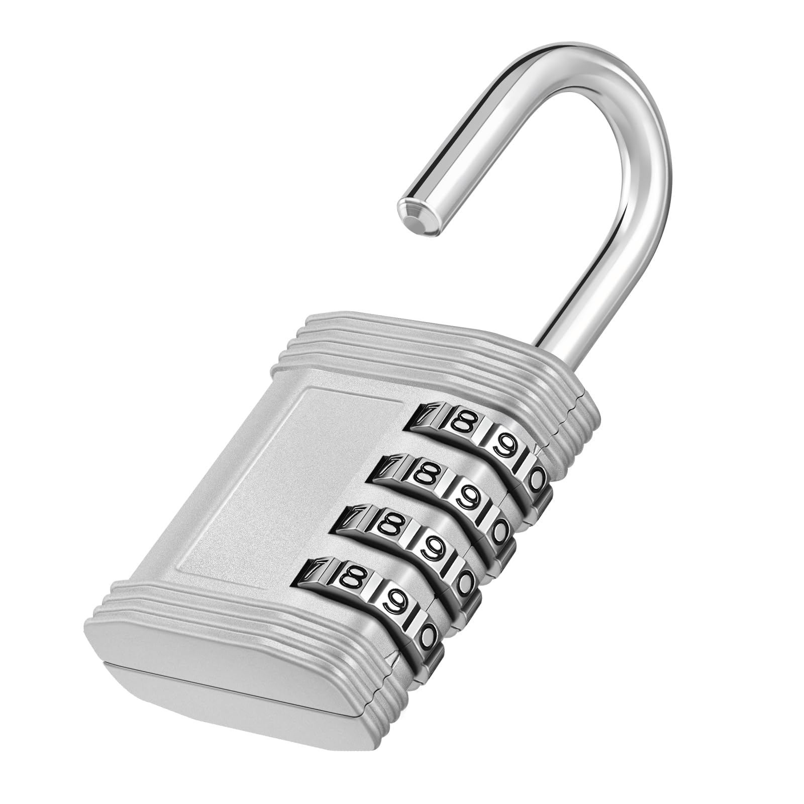 ZHEGE Padlocks with Code, Weatherproof Code Padlock, Number Locks, Combination Locker Padlock for Gym, School, Toolbox, 4 Digit Combination Lock Outdoor for Garden Shed Gate (Black, 2 Pack)