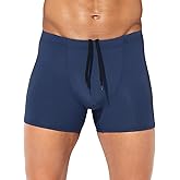 Casey Kevin Mens Swim Trunks Sexy Swim Briefs Square Leg Mens Swimsuit Quick-Dry Bathing Suit Swimwear
