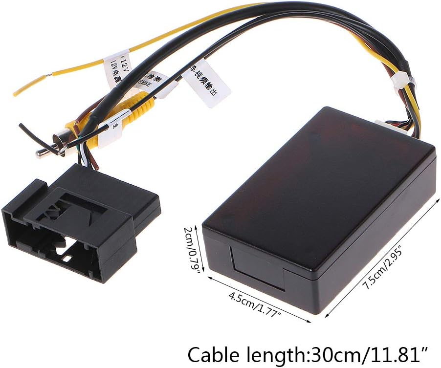 LGQing Car Backup Camera Rearview RGB To AV Converter Adapter Box For VW Volkswagen New