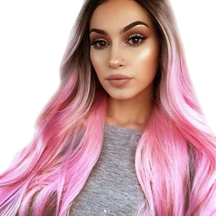 Parrucca Da Donna Con Capelli Lunghi Sintetici Con