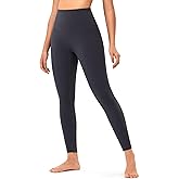 YUNOGA High Waisted Yoag Pants for Women Tummy Control - 25" No Front Seam Workout Lounge Leggings
