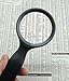 Carson HandHeld 2.5x Power Magnifier with 5x Spot Lens (JS-40) , black