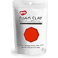 BOHS Red Foam Clay - Squishy,Soft, Air Dry -for School Project,Cosplay,Fake Bake, Slime Supplies-100 Grams