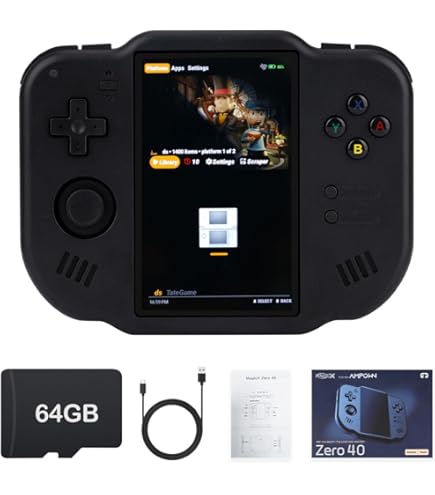 Amazon.com: E6 MAX Game Console 5000mAh Hall Joystick Handheld