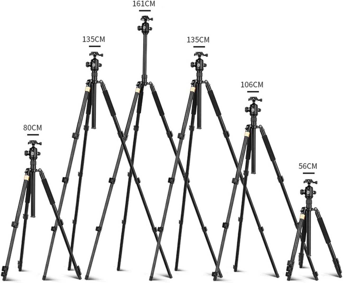 LLluckyHW Carbon Fibre Tripod Overhead Tripod Portable Tripod Tripod for Camera
