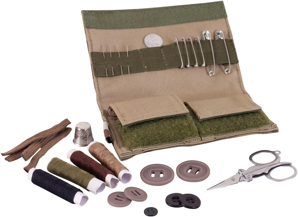 Kombat UK BTP Soldier 95 Sewing Kit, Housewives Kit, Needle & Thread. British Terrain Pattern Camouflage