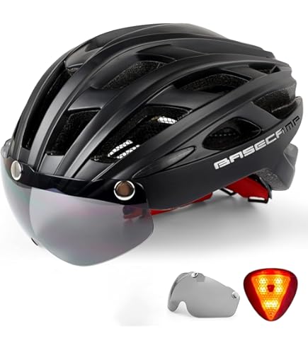 Bicicleta Montaña Adulto Casco Bicicleta Adulto Con Luz Led