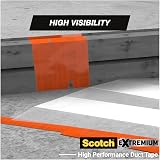 Scotch High Visibility Orange Duct Tape 25m x 48mm Writable Easy Tear view 8