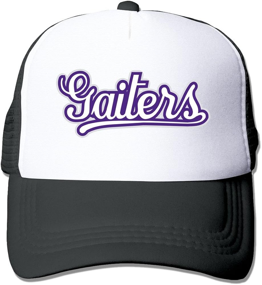 Black HGLENice Gaiters Unisex Adjustable Baseball Trucker Hat