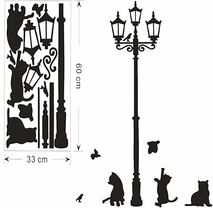 Qifumaer Autocollant Mural Chats Noirs Attraper Papillon Stickers Muraux Applique Enjoues Silhouette De Lampadaire Romantique Pour Home Decor Escalier Noir Amazon Fr Cuisine Maison Qifumaer Autocollant Mural Chats Noirs Attraper Papillon Stickers Muraux Applique Enjoues Silhouette De Lampadaire Romantique Pour Home Decor Escalier Noir Amazon Fr Cuisine Maison