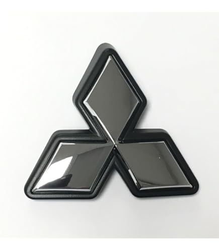 Amazon.com: Genuine Mitsubishi Triple Diamond Emblem Chrome Front