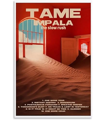 Amazon.com: Tame Impala Poster Music Canvas Wall Art Album Cover
