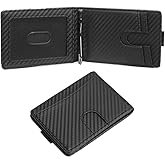 Slim Wallet For Men,RFID Credit Card Holder Wallet With Money Clip, Minimalist Bifold Front Pocket Wallet
