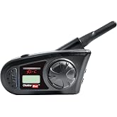 ChatterBox! X2-C Long Range (2-5mi) Helmet Communicator | Unlimited Rider Intercom | FM Radio | Bluetooth to Phone for Calls, Music, &amp; GPS | Motorcycle, Snowmobile, ATV | Group Communicator