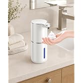 Fantictas Automatic Foaming Soap Dispenser Touchless, 4 Adjustable Levels | Foam Soap Dispenser 380ML, USB Charging Wall Mount for Kitchen &amp; Bathroom, IPX5 Waterproof