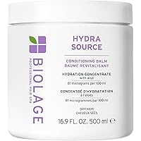 Biolage HydraSource Conditioning Balm, For Dry Hair, Hydrates and Softens, with Aloe Vera, Vegan, Cruelty Free, Paraben Free,