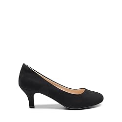 DREAM PAIRS Womens Suede Bridal Wedding Low Heel