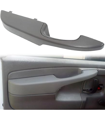 Chevy Express Van Door Handle – Driver Side Armrest, Gray, 2003-2018 (Direct Fit)