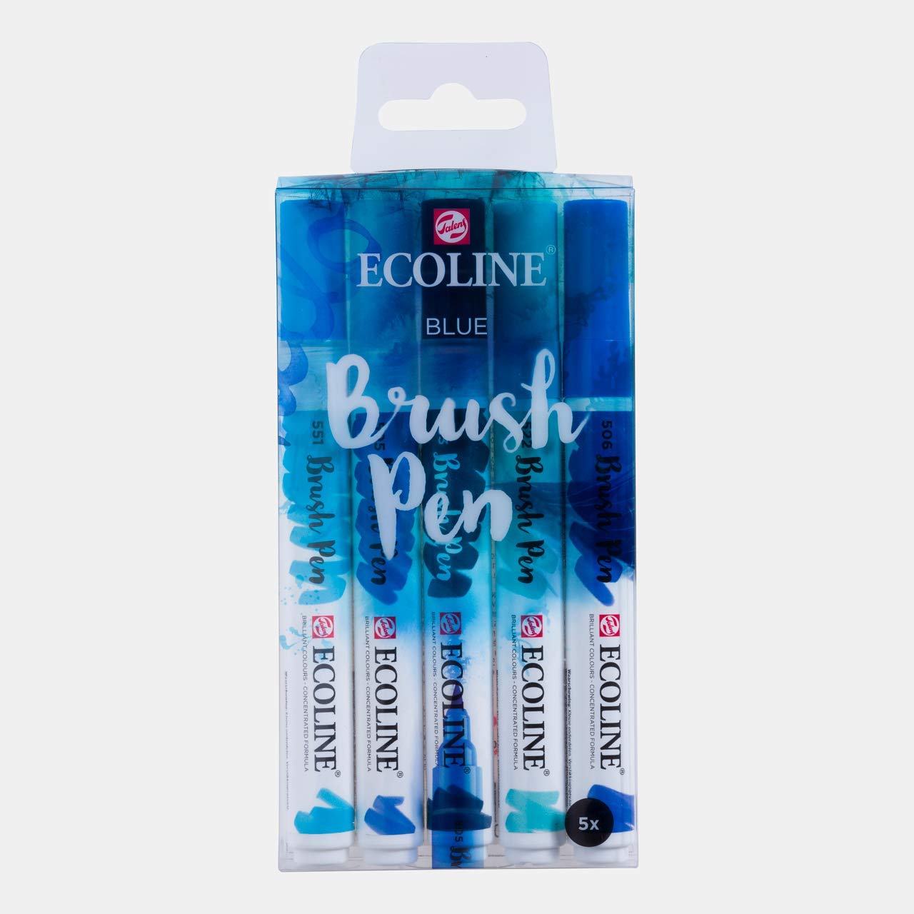 Talens Ecoline 5 Brush Pens Blue