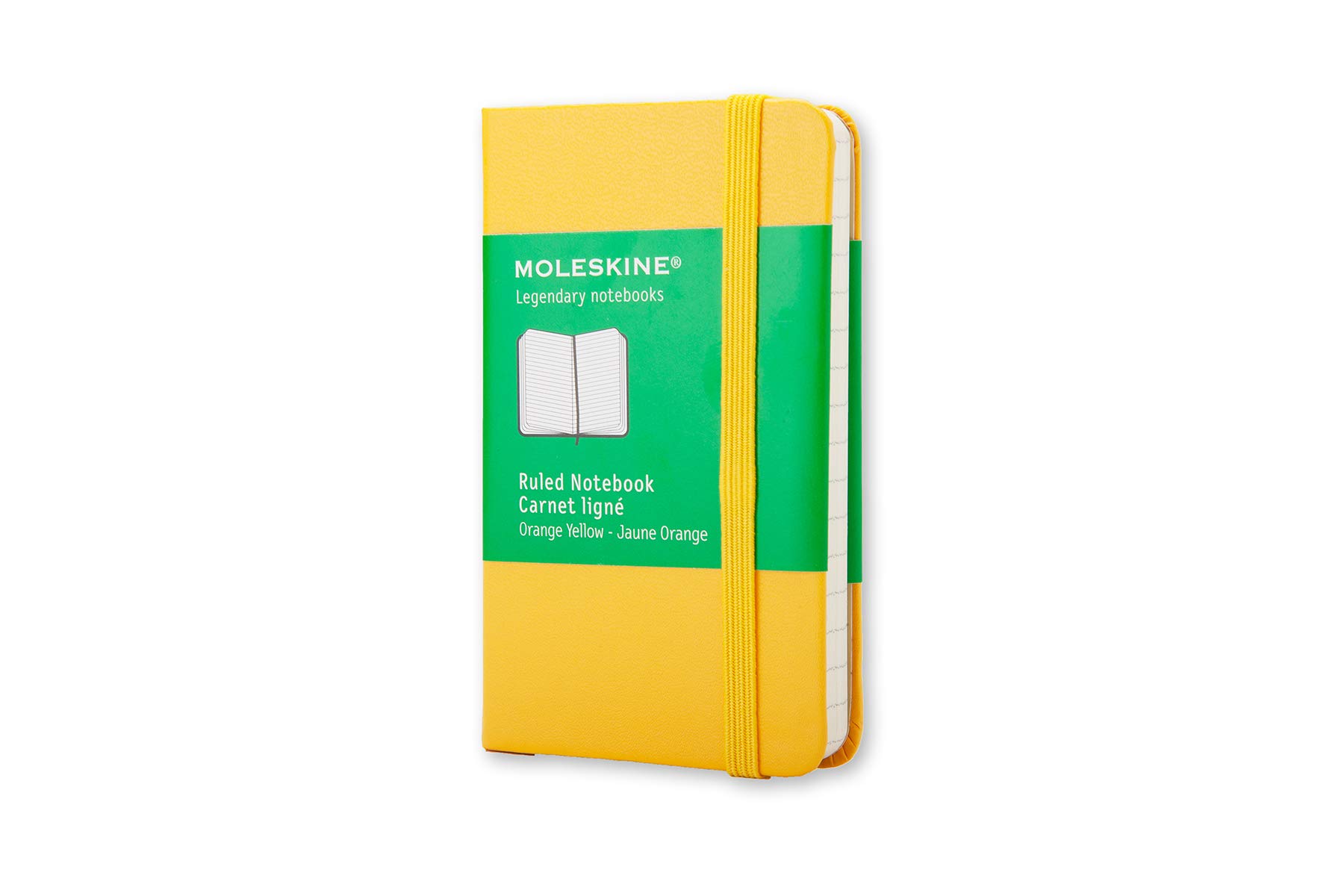 Moleskine Extra Small Golden Yellow Ruled Notebook Hard