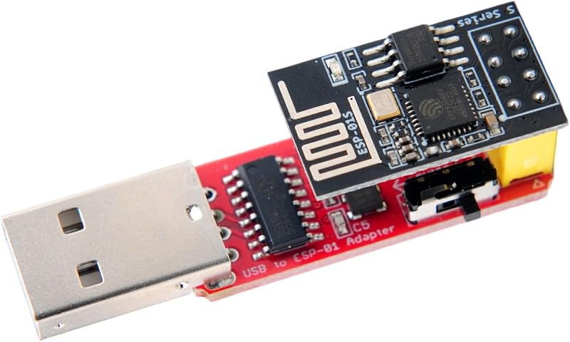 Stemedu USB to ESP8266 ESP-01S WiFi Module CH340G USB TTL Serial Adapter
