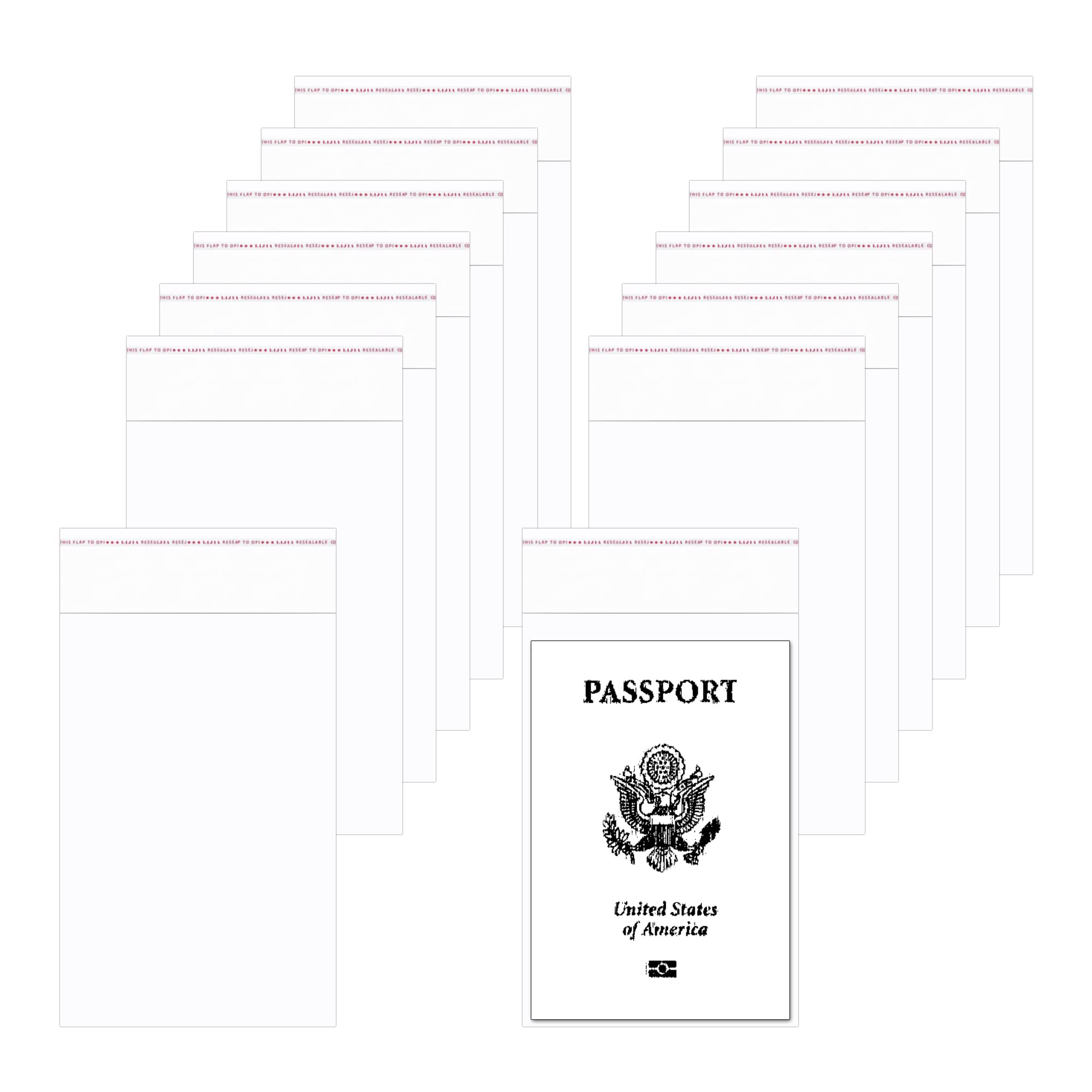 4" x 6" 300pcs Clear Resealable Cello Bags Self Sealing OPP Poly Bags Plastic Cellophane Bags 50µm for Bakery Party Favors Jewelry Crafts Candies Cookies Candles Soap Gift(11 Sizes for Choosing)