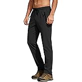 Hiking Pants for Men Quick Dry Water Resistant Sweatpants Elastic Waist UPF 50+ Cargo Causal Travel Work Lightweight Running