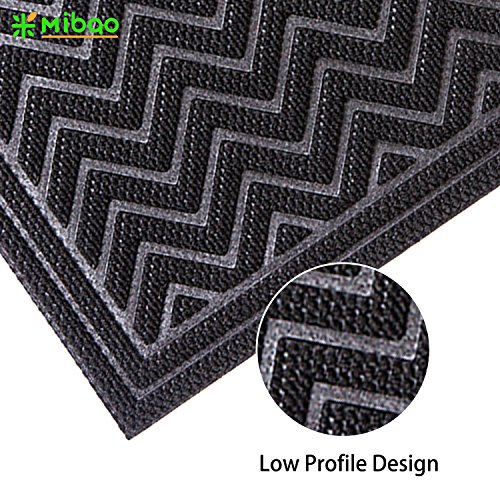 Mibao Entrance Door Mats, 24x36 inch Winter Durable Large Outdoor Rug