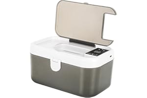 Baby Wipe Warmer, Adjustable Constant Temperature USB Portable Wipe Warmer, Large Capacity Wipes Dispenser, Fast and Even Hea