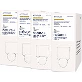 ATTITUDE Floor Cleaner Refill, EWG Verified, Streak-Free, Vegan & Plant-Based for Tile, Wood & Laminate Floors, Citrus Zest Scent, 67.6 Fl Oz (Pack of 4)