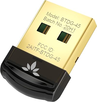 Avantree DG45 USB Bluetooth 5.0 Adapter for Windows 11/10/8.1/8 33ft