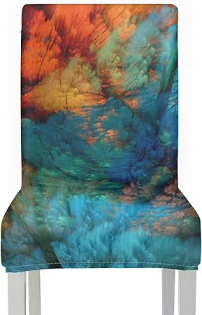 Amazon.de: WYYWCY Gedruckte Sitzbezüge für Esszimmerstühle Abstrakte
