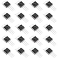 Bridgold 20pcs TIP31C TIP31 NPN Silicon Power Transistor,3 A 100 V TO220,3-Pin