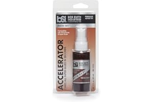 Bob Smith Industries BSI-151H Insta-Set™ CA Glue Accelerator - Fast Acting Cyanoacrylate Activator Spray for Super Glue - Modeling, Crafting, Plastic & Wood Repair - Strawberry Scent (2 oz)
