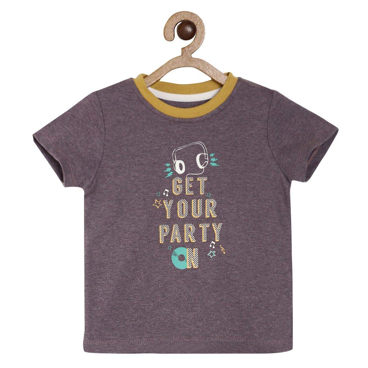 Mini Klub Boys Purple TShirt Pack of 1 Amazon.in Clothing & Accessories