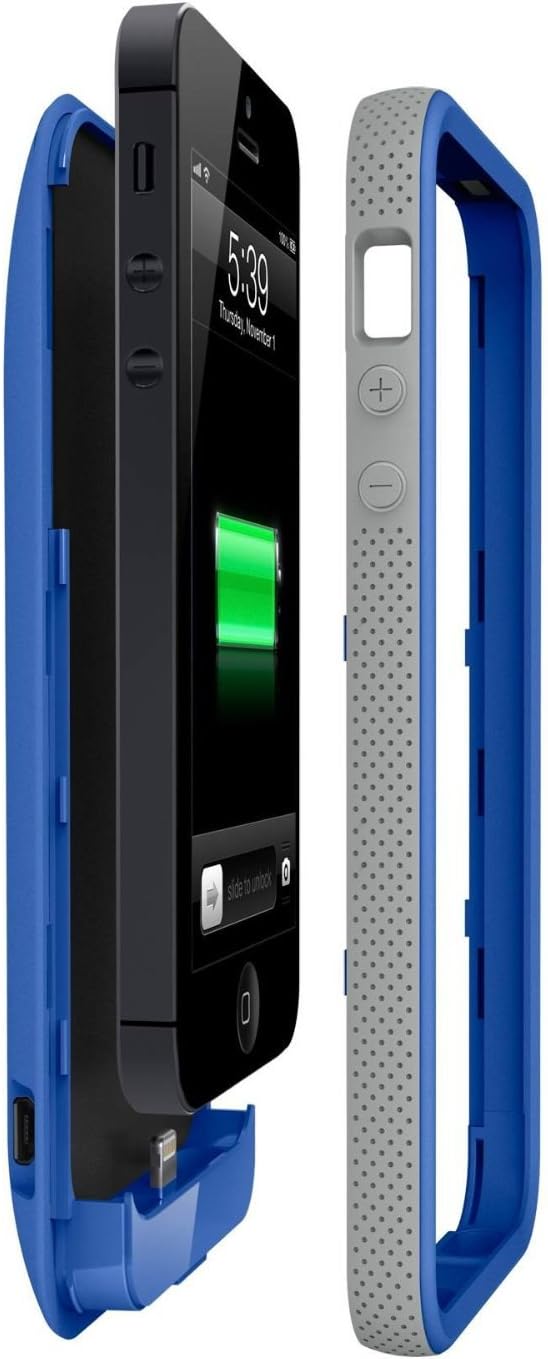 Belkin Grip Power Battery Case for iPhone 5 (Blue)