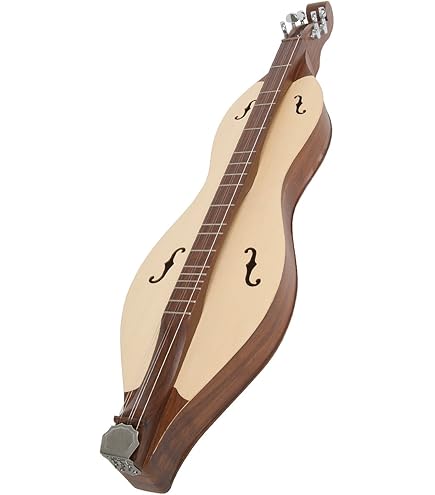 Amazon.com: Roosebeck DMCRT4 4-String Cutaway Mountain Dulcimer, F