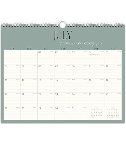 Large 2026-2027 Wall Calendar - 18 Month Spiral Bound Hanging Calendar From Jan 2026 To June 2027 For Home, Office & Classroom