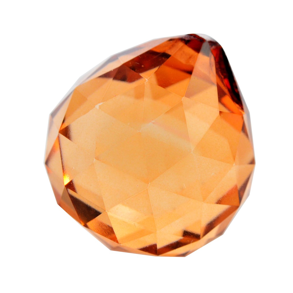 Feng Shui 30mm Crystal Ball Prisms for Chandelier, Ceiling light, Christmas Tree , Window display, Wedding Display, Curtains W Mxsabrina Red String Bracelet (Light Brown)