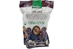 THE SNAK YARD Shiitake Mushroom Organic Crisps, 14.11 Ounces, Resealable Bag